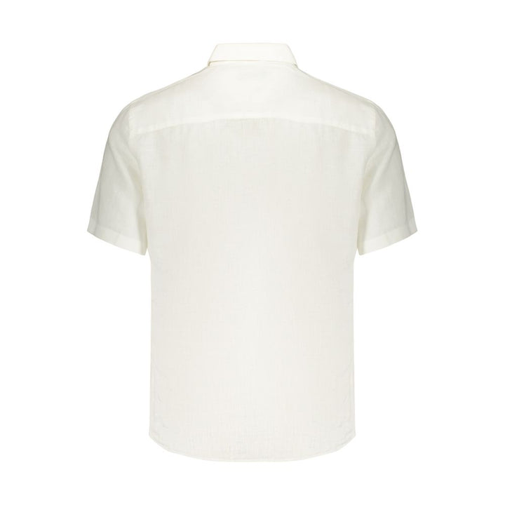 North Sails White Linen Men's Shirt