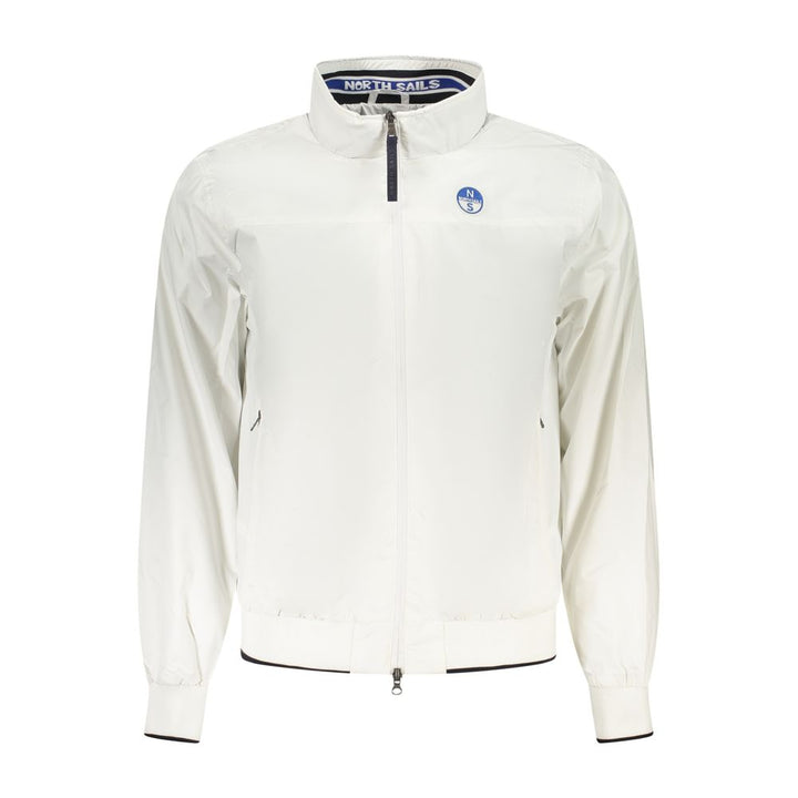 North Sails White Polyester Men's Jacket