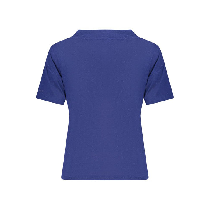 North Sails Blue Viscose Woman T-Shirt