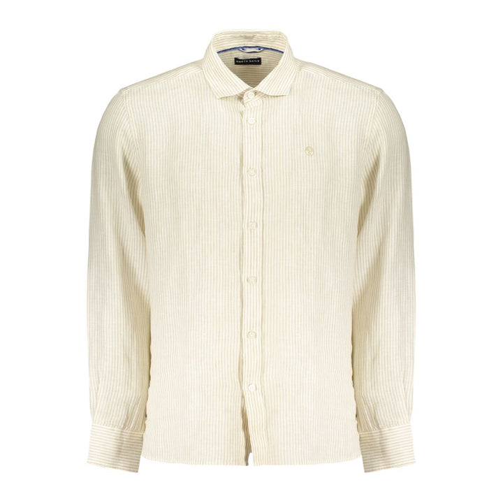 North Sails Beige Linen Men's Shirt