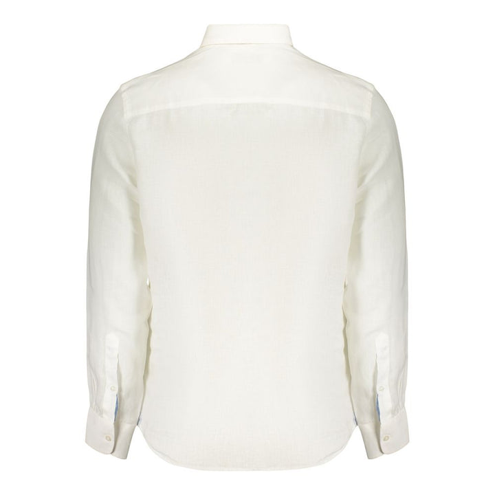 North Sails White Linen Men's Shirt