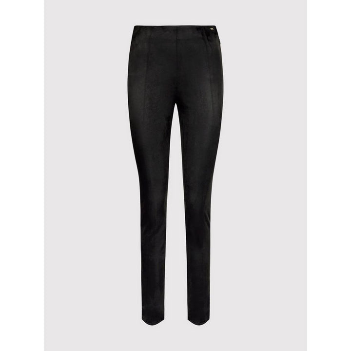 Guess Jeans Black Polyester Leggings