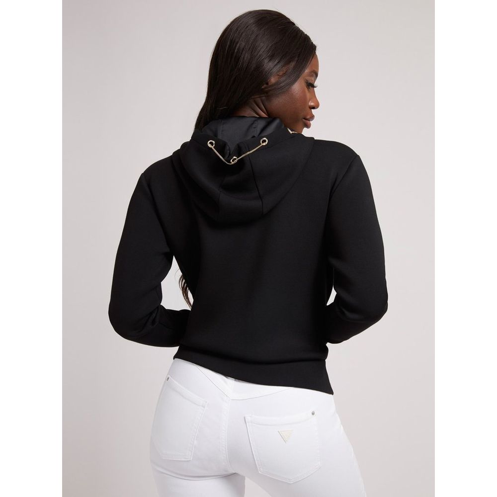 Guess Jeans Black Viscose Sweatshirt
