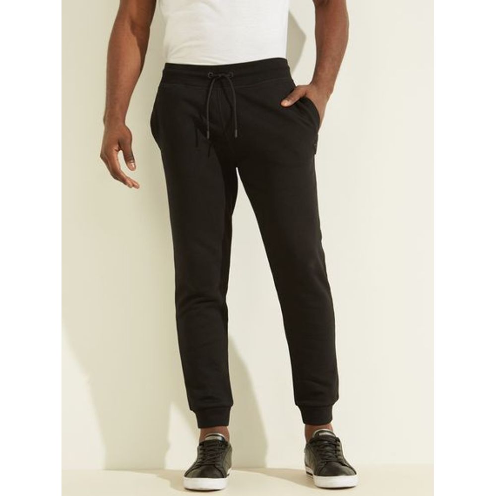 Guess Black Cotton Joggers (Workout Pants)