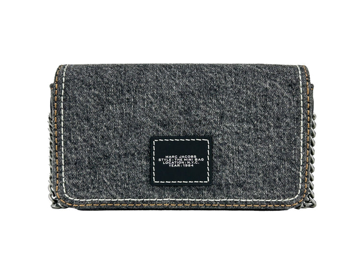 Marc Jacobs The Denim Chain Mini Bag - Black Wash