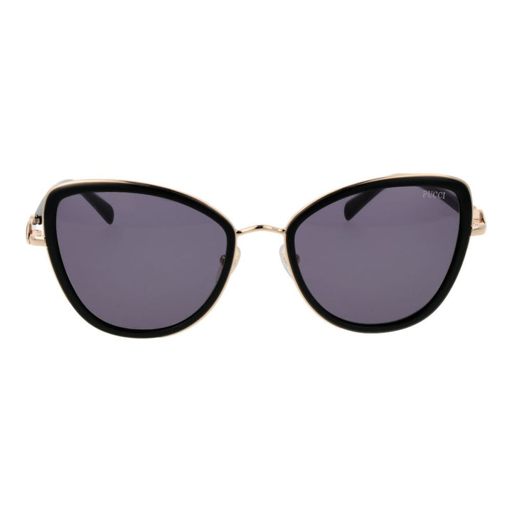 Emilio Pucci Black Metal Sunglasses