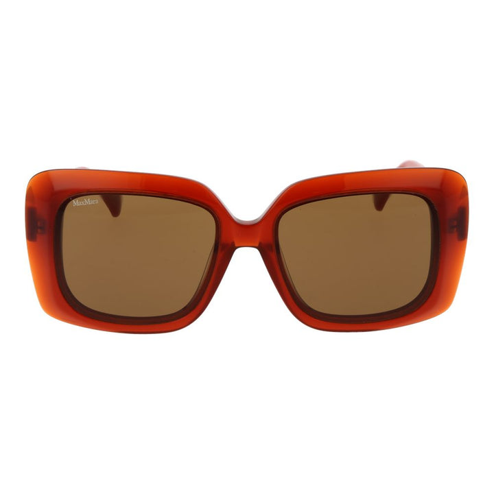 Max Mara Orange Acetate Sunglasses