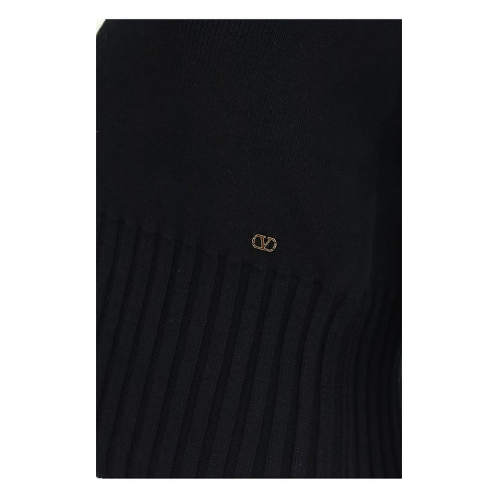 Valentino Black Cotton Cardigan