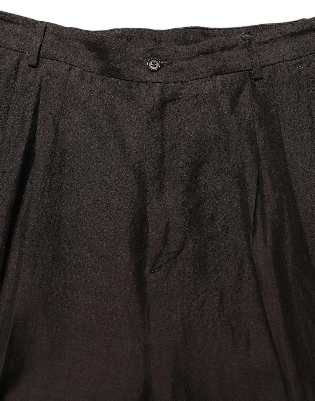 Dolce & Gabbana Brown Linen Straight Men Dress Trouser Pants