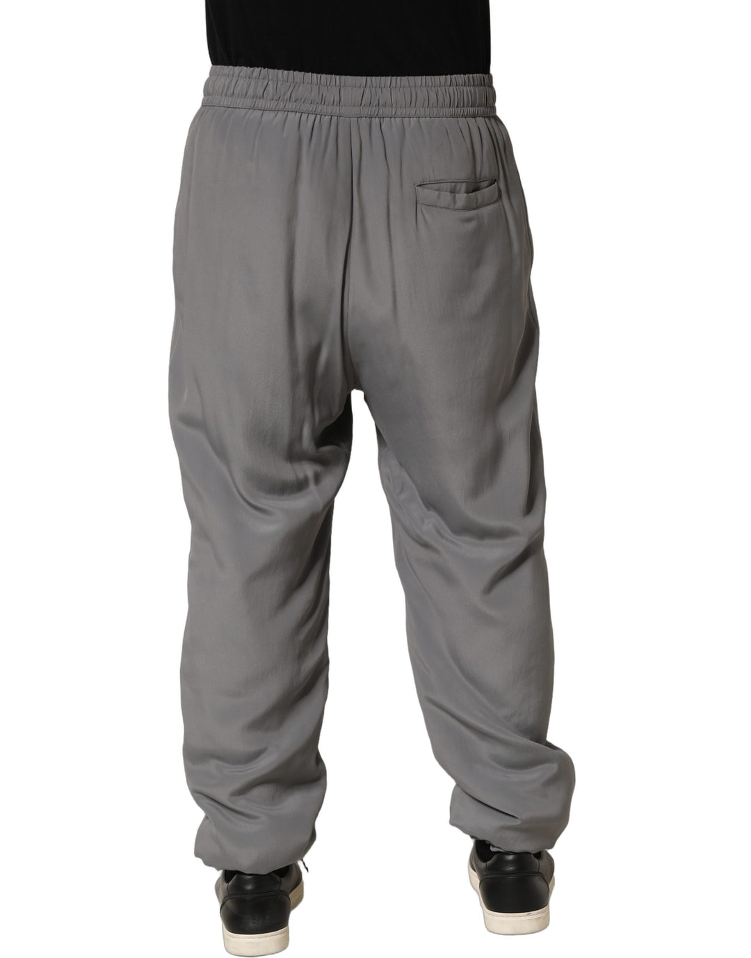 Dolce & Gabbana Gray Cotton Jogger Sweatpants Trouser Pants