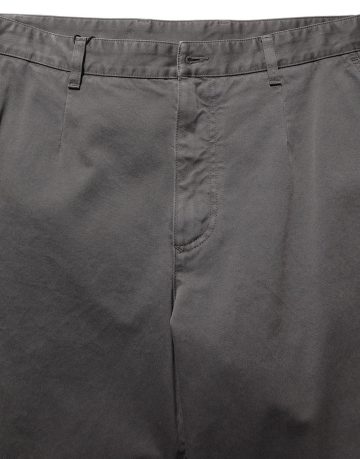 Dolce & Gabbana Dark Gray MidWaist Straight Men Trouser Pants