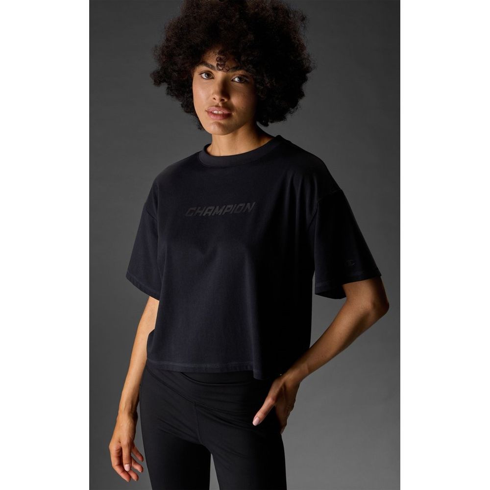 Champion Orange Cotton T-Shirt