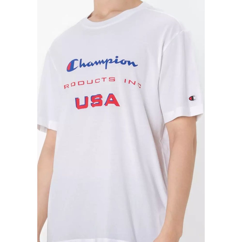 Champion Blue Cotton T-Shirt