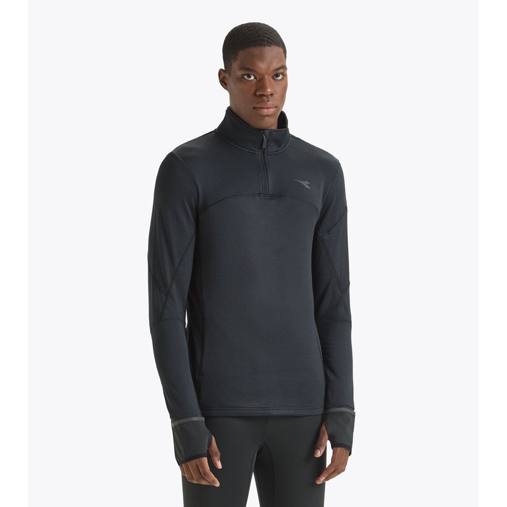 Diadora Black Polyester Sweatshirt