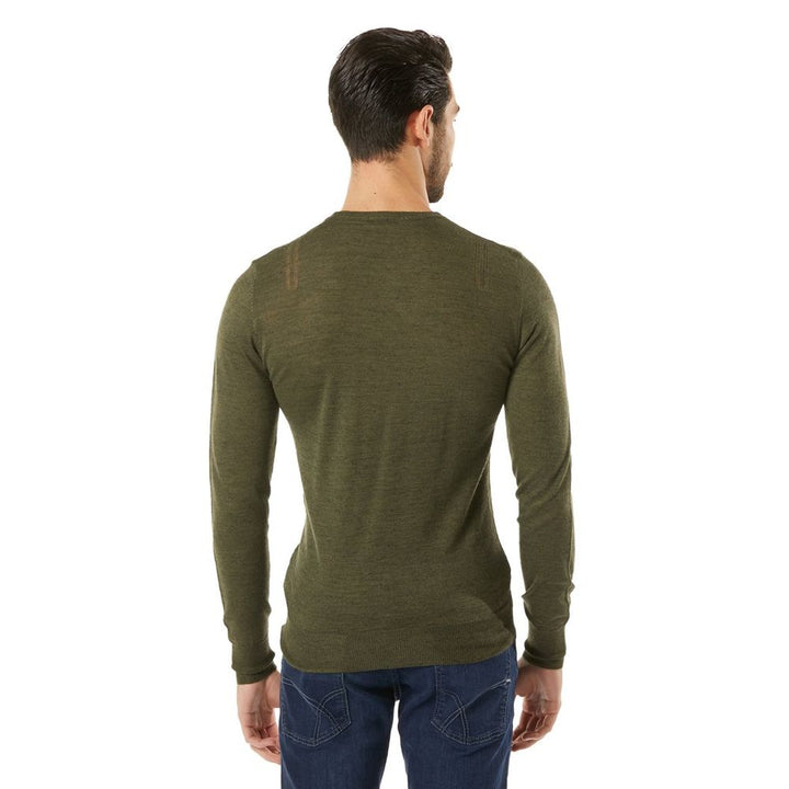 Gas Black Leather Sweatshirt