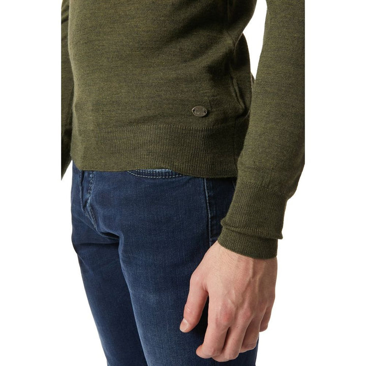 Gas Black Leather Sweatshirt