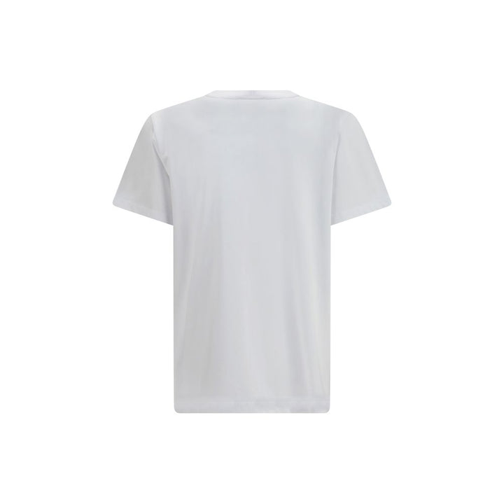 Ganni White Cotton T-Shirt