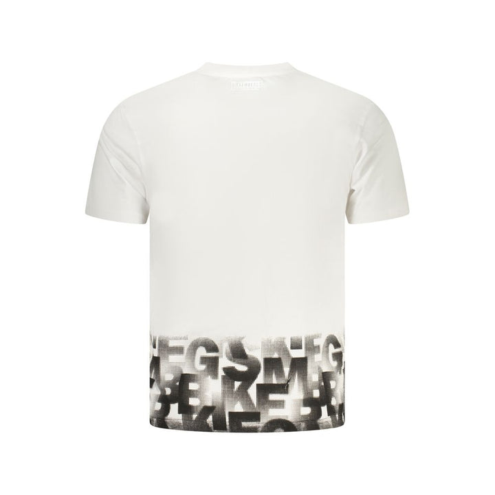 Bikkembergs White Cotton Men's T-Shirt