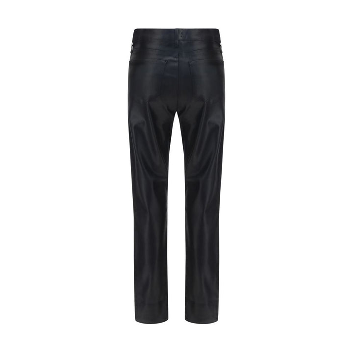 L'Agence Black Leather Pants