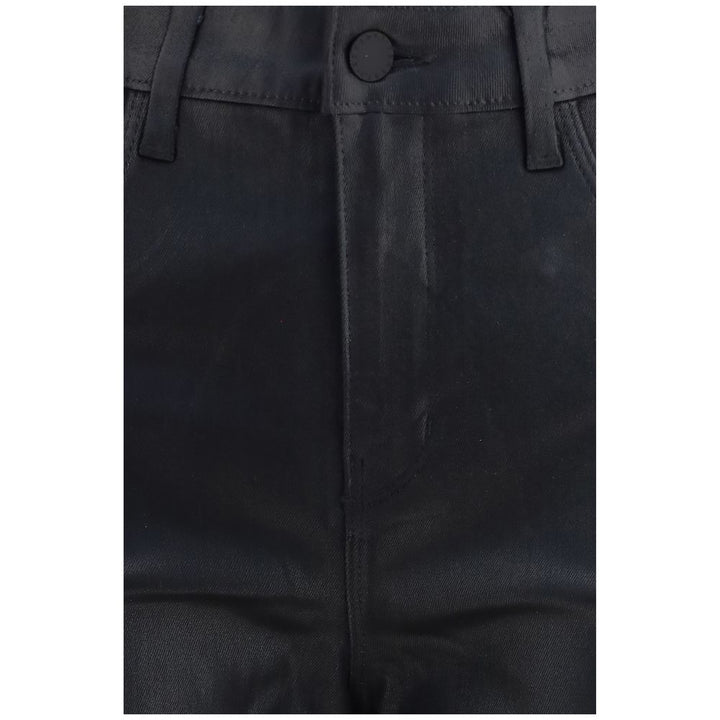L'Agence Black Leather Pants