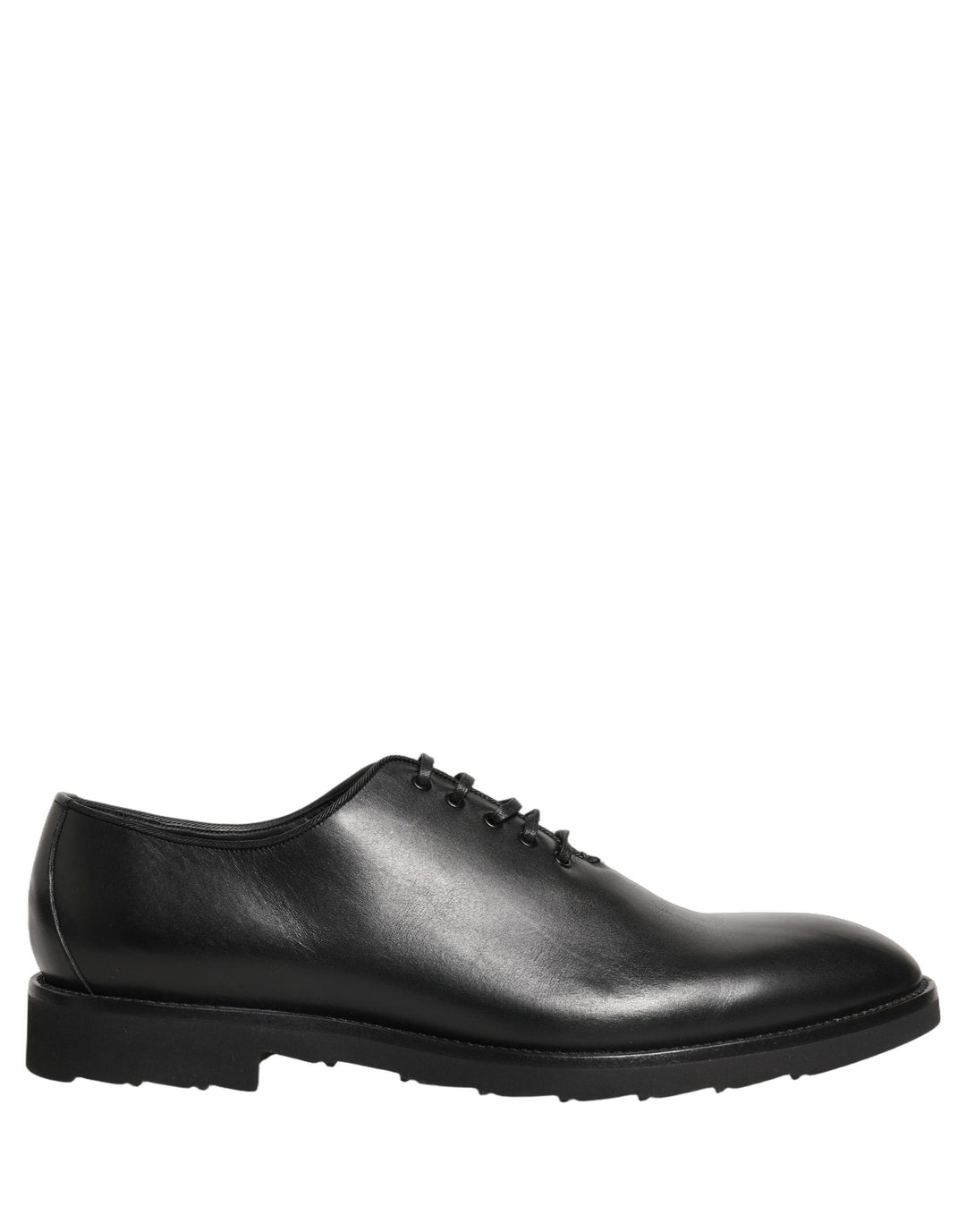 Dolce & Gabbana Black Leather Men Oxford Dress Formal Shoes