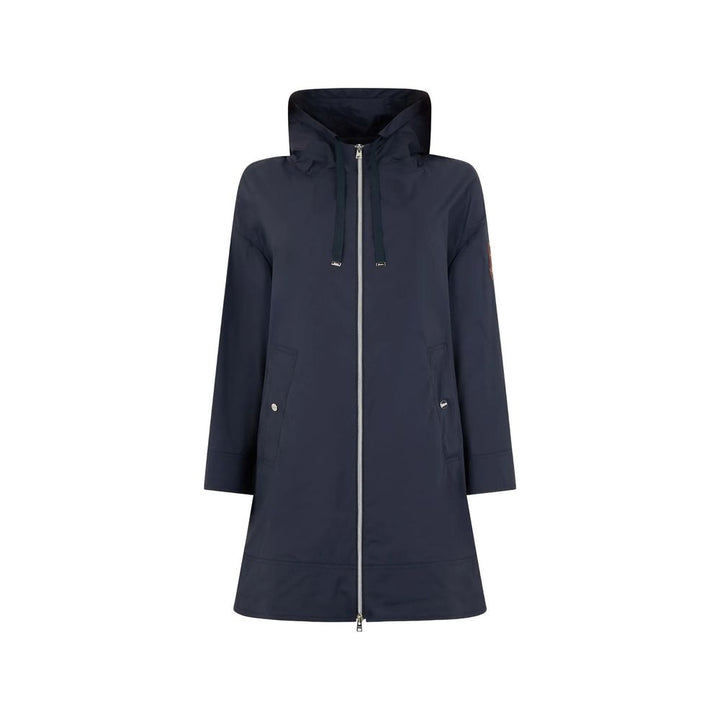 Herno Blue Elastane Coat
