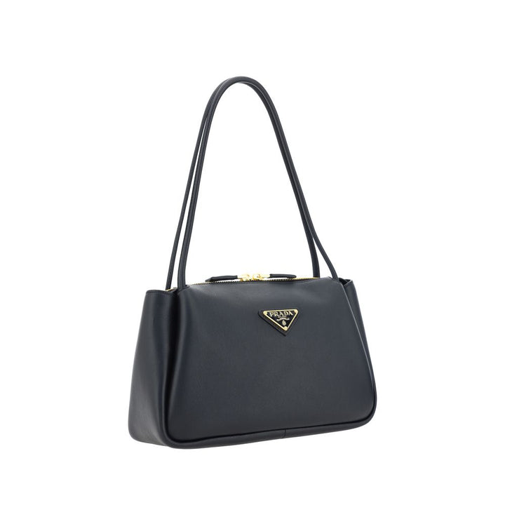 Prada Black Calf Leather Bos Taurus Handbag