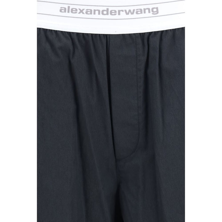 Alexander Wang Black Cotton Casual Pants
