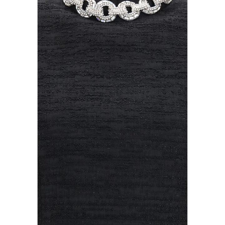 Valentino Black Cotton Casual Dress