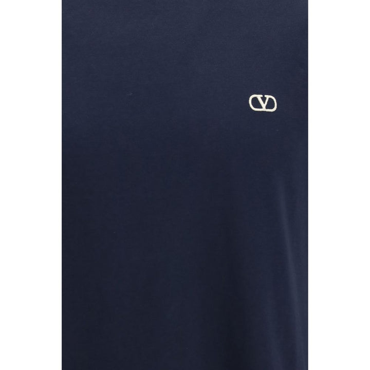 Valentino Blue Cotton T-Shirt
