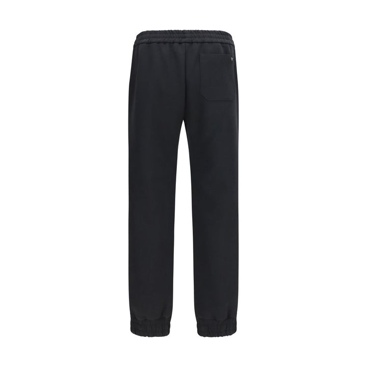 Valentino Black Cotton Joggers (Workout Pants)