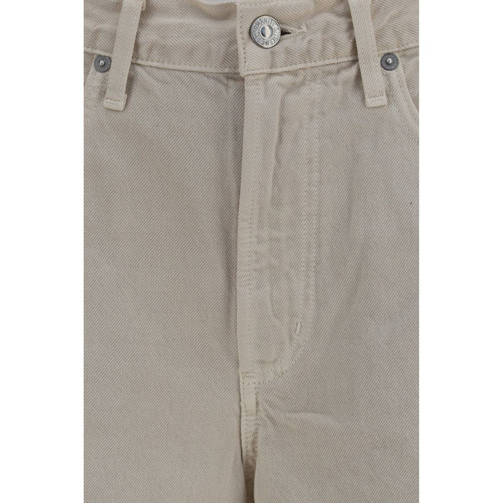 Citizens of Humanity Beige Cotton Jeans Denim