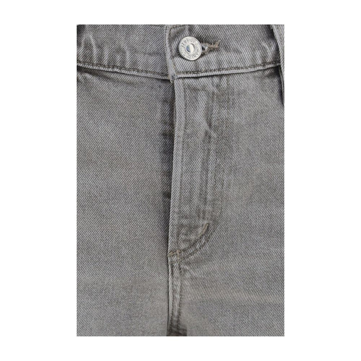 Citizens of Humanity Gray Cotton Straight-Leg Jeans