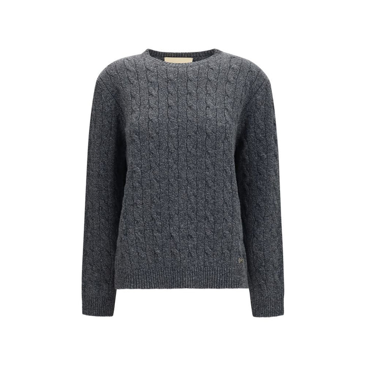 Valentino Gray Wool Oves Aries Sweatshirt