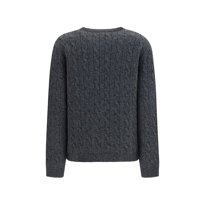 Valentino Gray Wool Oves Aries Sweatshirt