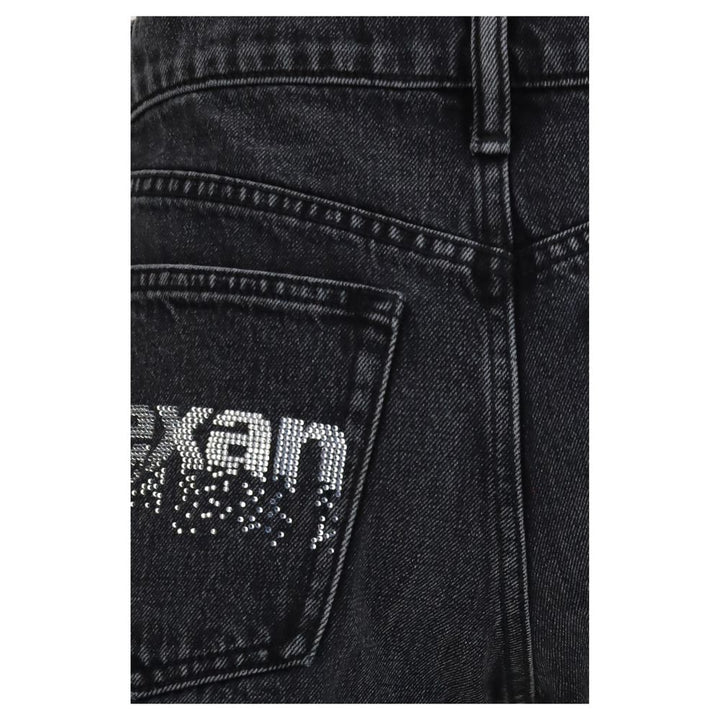 Alexander Wang Black Cotton Bermuda Shorts