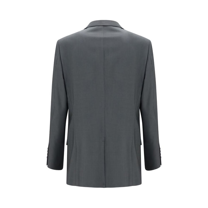 Valentino Gray Wool Oves Aries Jacket