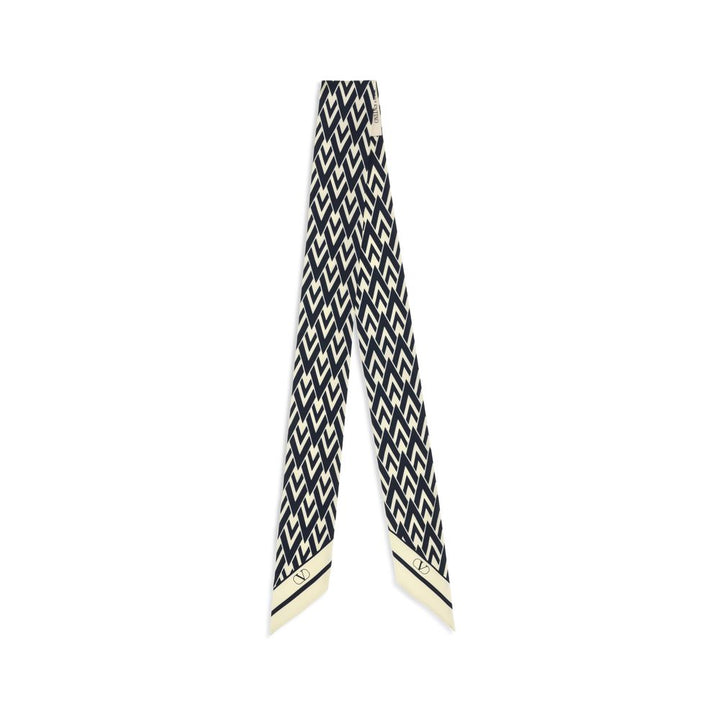 Valentino Garavani Blue Silk Scarf