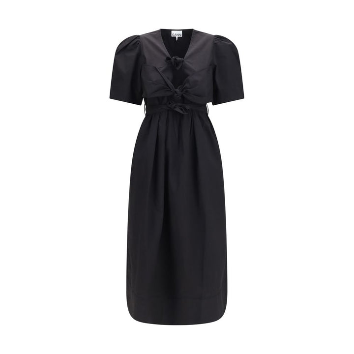Ganni Organic Cotton Midi Dress