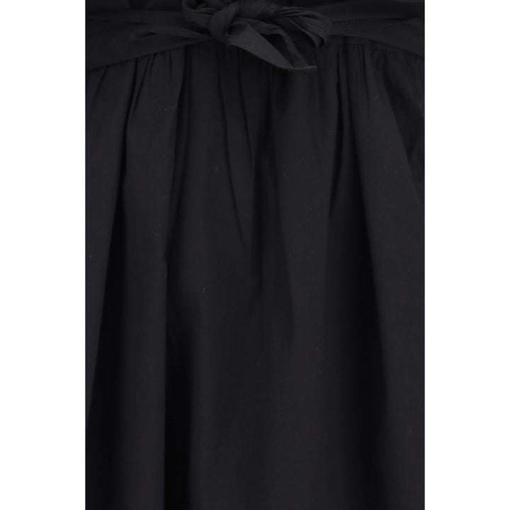Ganni Black Cotton Casual Dress