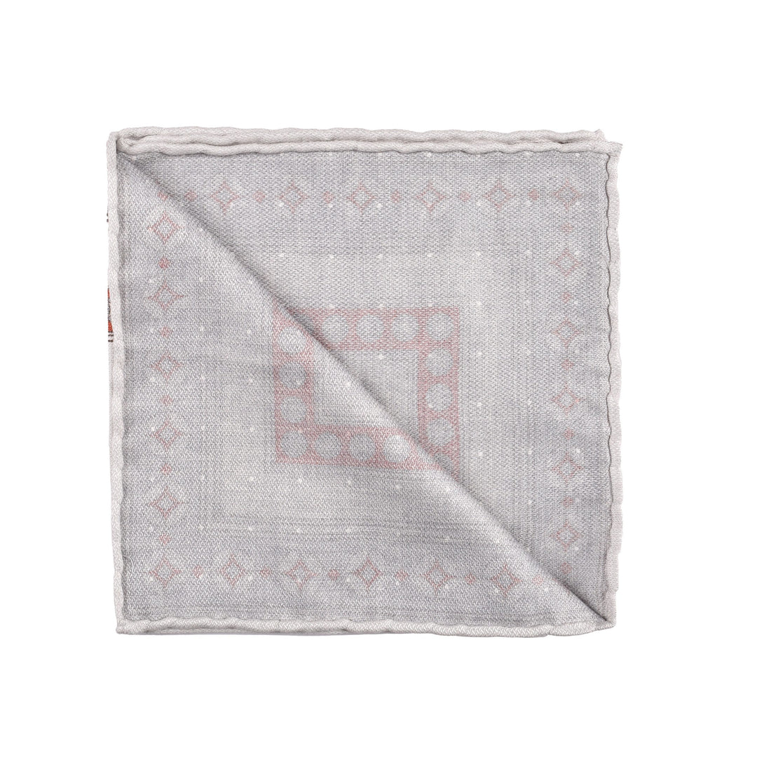 Brunello Cucinelli Bicolor Silk Pocket Square