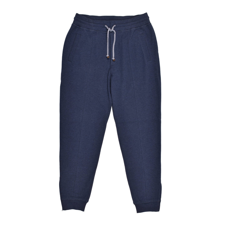 Brunello Cucinelli Blue Cotton Joggers (Workout Pants)