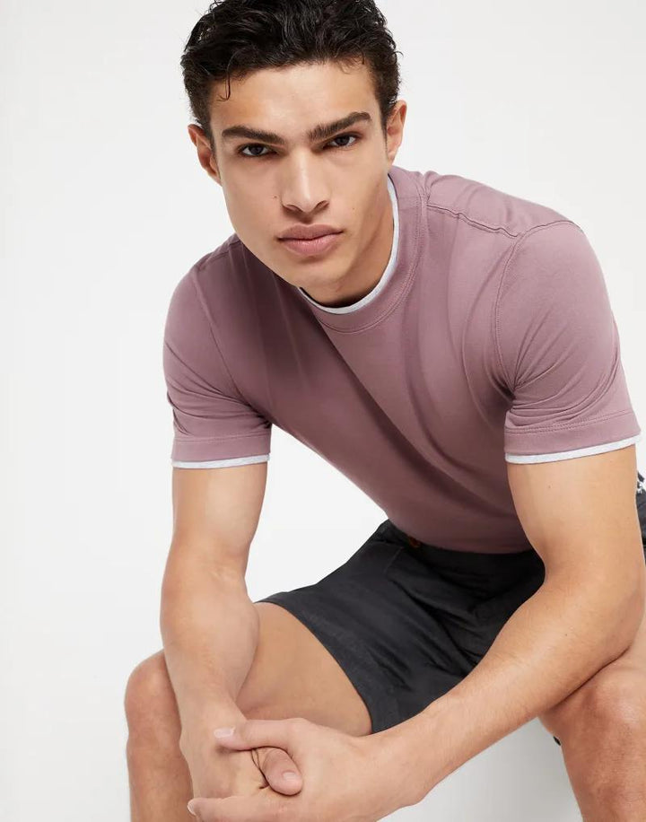 Brunello Cucinelli Bicolor Cotton T-Shirt