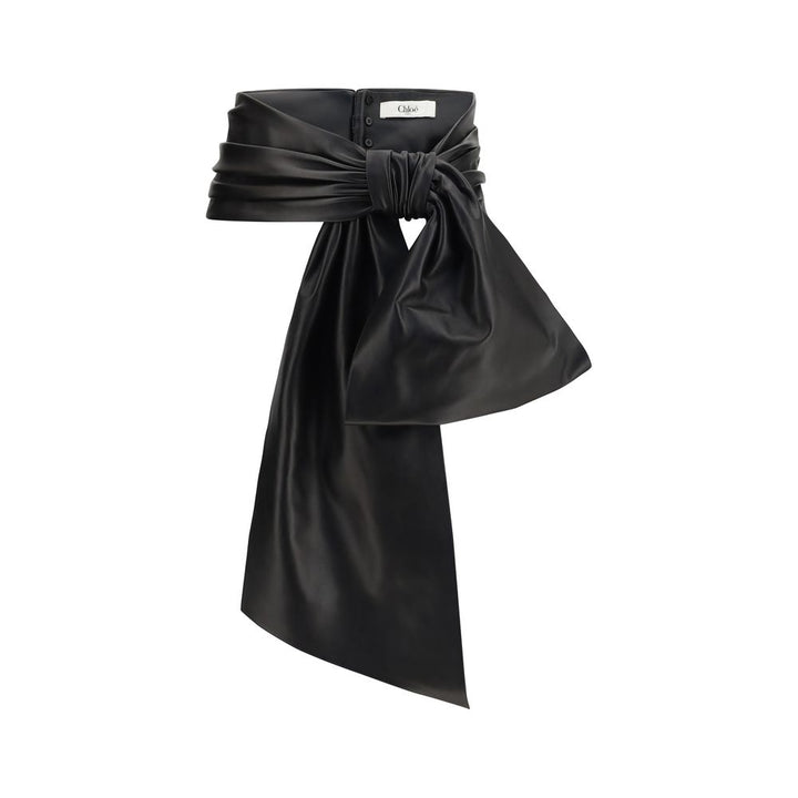 Chloé Black Lamb Ovis Aries Aries Regular Belt