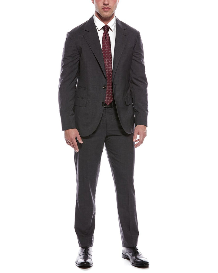 Brunello Cucinelli Gray Wool Two-Piece Suit