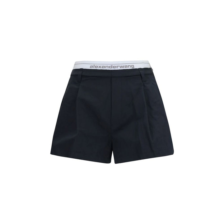Alexander Wang Black Cotton Bermuda Shorts