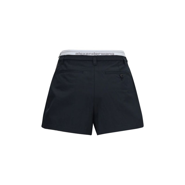 Alexander Wang Black Cotton Bermuda Shorts