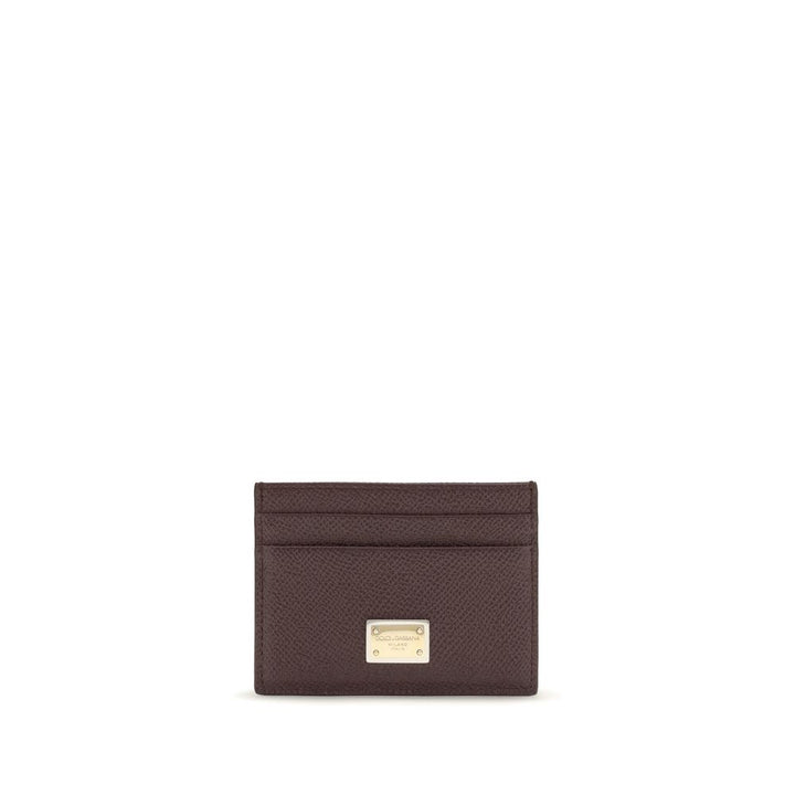 Dolce & Gabbana Brown Calf Leather Bos Taurus Wallet