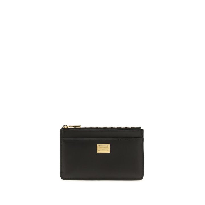 Dolce & Gabbana Black Calf Leather Bos Taurus Wallet