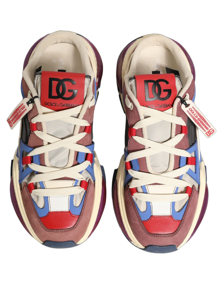 Dolce & Gabbana Multicolor Low Top Airmaster Sneakers Shoes